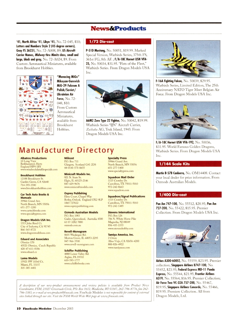 FineScale Modeler 2003-12 (Vol21-10)